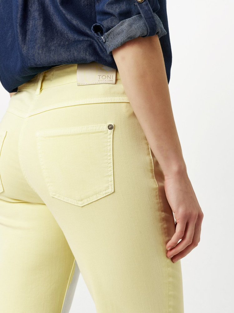 БРЮКИ ДЖИНС TONI DRESS классическая посадка с карманами и укороченная прямая линия брючин