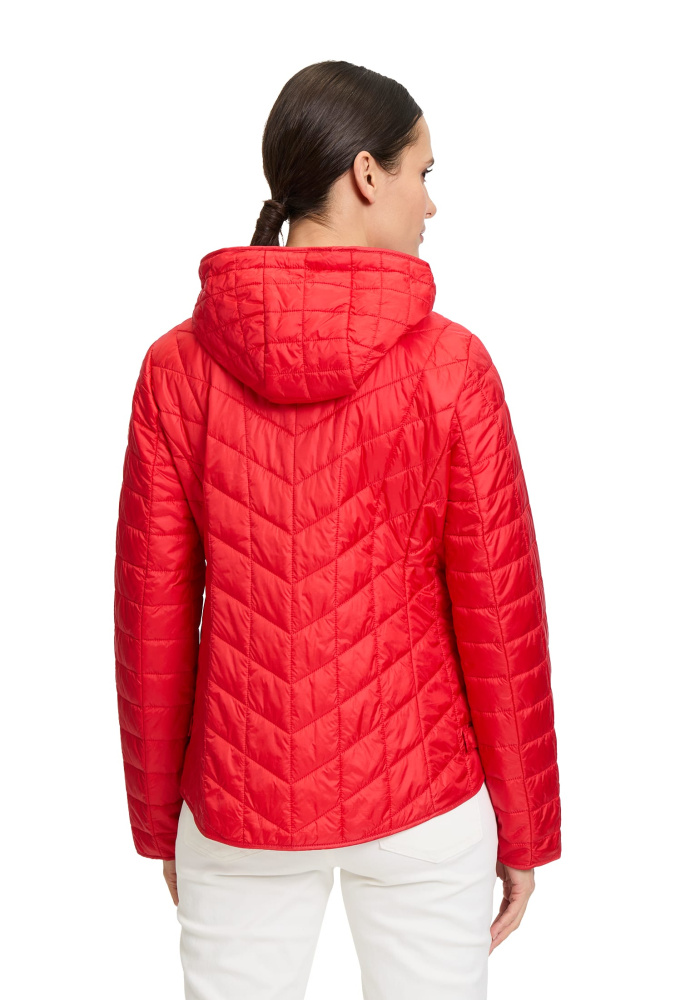 КУРТКА BETTY BARCLAY стеганая с прямым силуэтом и капюшоном